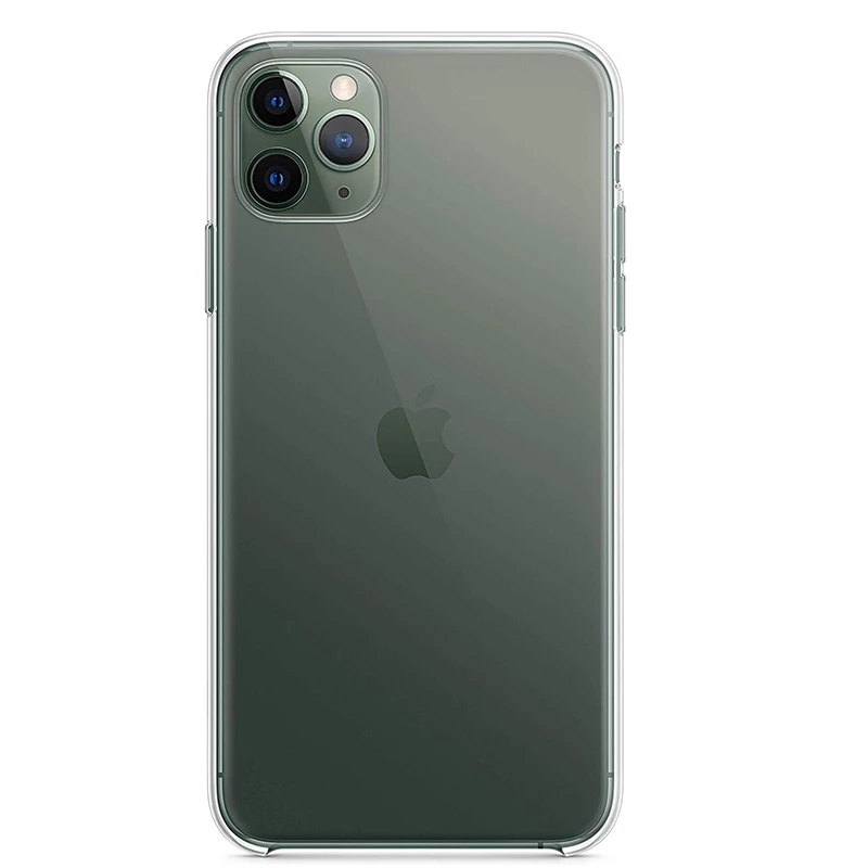 Transparente Ультратонкий Мягкий ТПУ защитный чехол для Apple iPhone 11 Pro Max X XS XR 8 7 Plus 6 6S 5S SE прозрачные чехлы 1000 шт - Цвет: Transparente