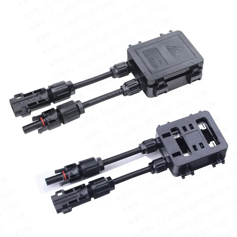 1 pcs 2 railes Solar Junction Box waterproof IP67 for Panel connecting solar cable connection with diode | Обустройство дома