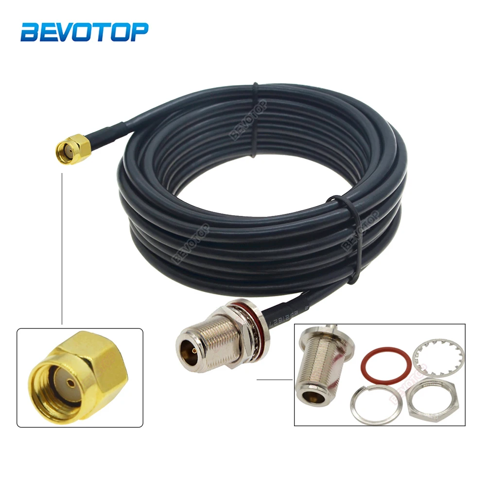 

Коаксиальный кабель BEVOTOP RP с разъемом SMA «папа»-«мама», RG58