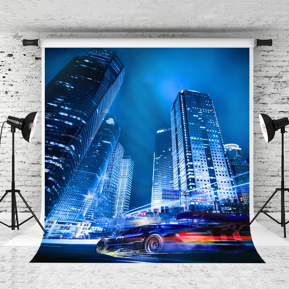 Vinylbds 10x10 футов ночной город фотографии фон боке фоны фото для | Электроника