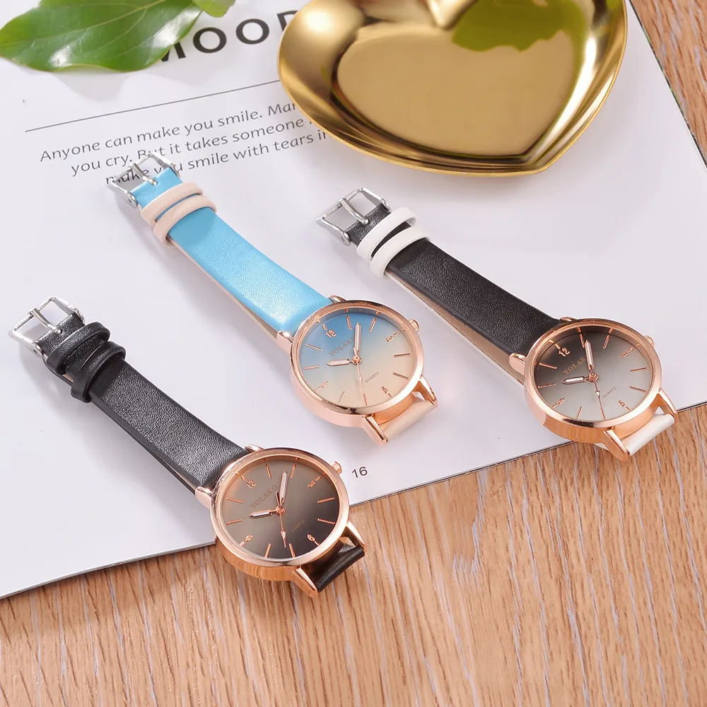 

New Elegant Woman Watch Casual Quartz Leather Band New Strap Watch Analog Watches Women Fashion Watch 2021 Montre Femme