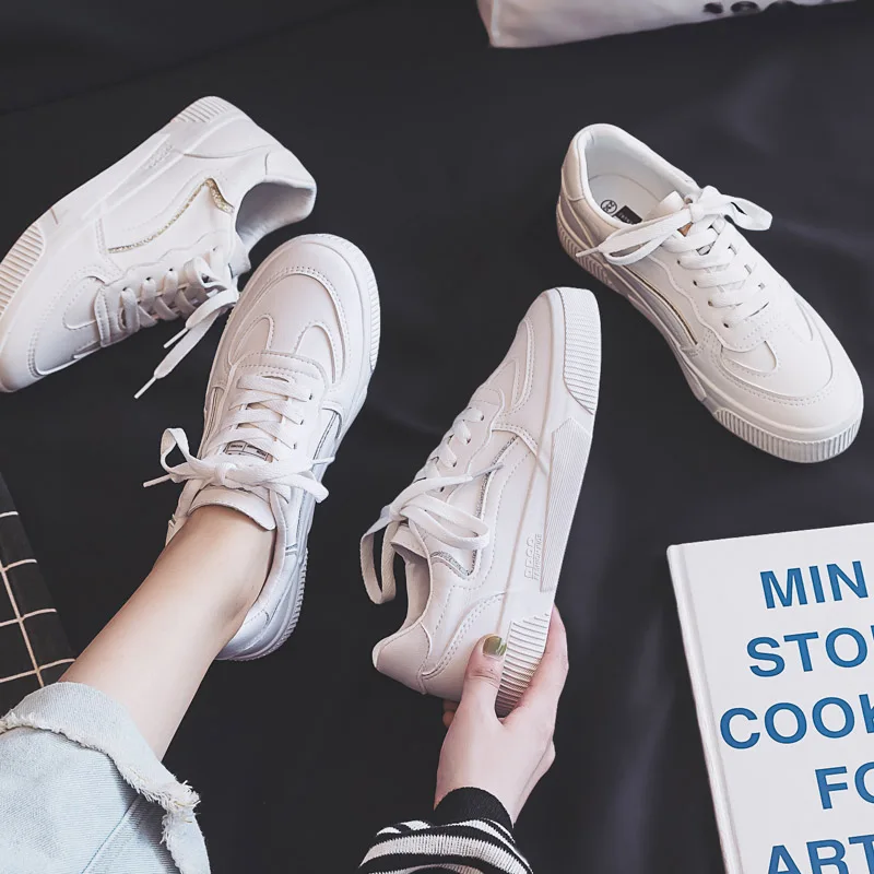 Женская Вулканизированная обувь Новинка 2019 года сезон осень Модные дышащие