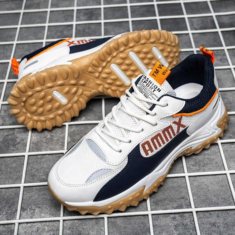 Бестселлер Мужские дышащие модные кроссовки для гольфа Мужская Осенняя обувь с