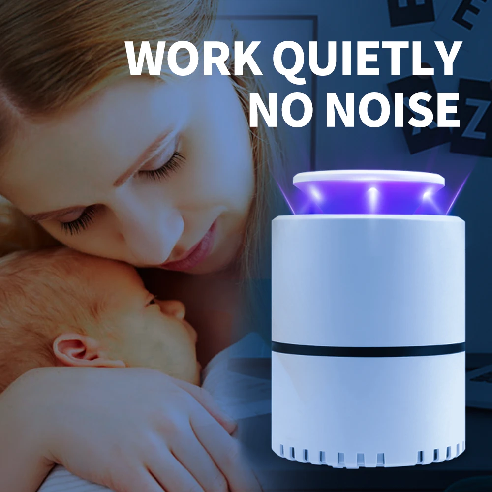 

Radiationless Mosquito Killer USB Plug Electric Mosquito Killer Lamp For Home Photocatalysis Mute Bug Zapper Mosquitos Killer