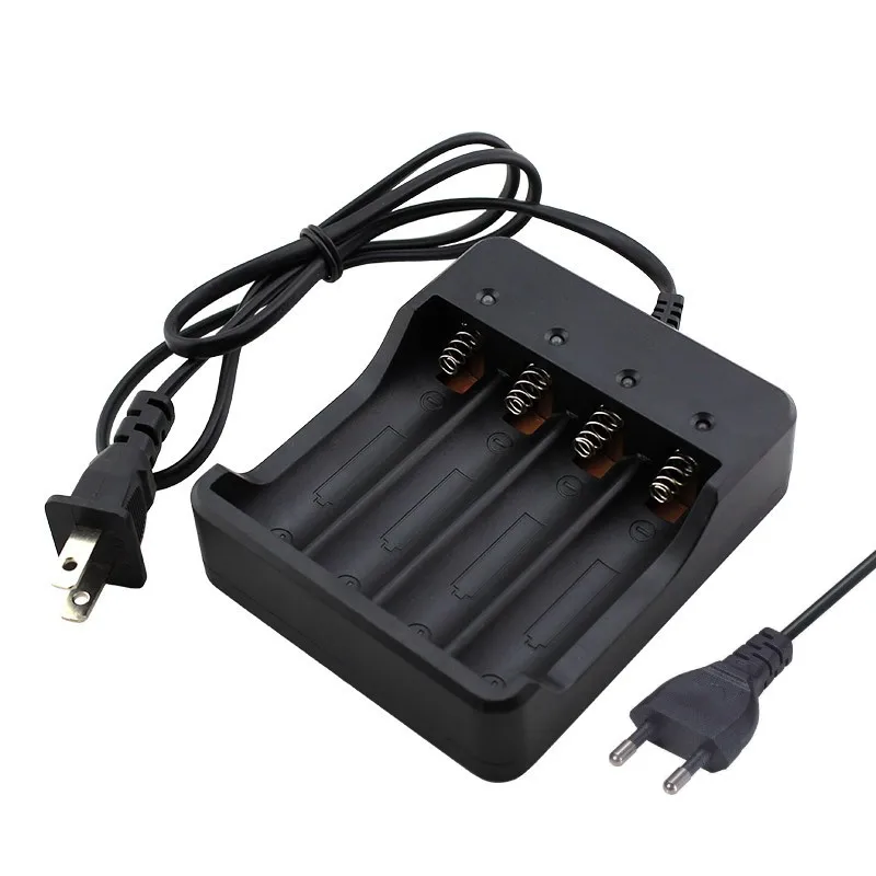 Интеллектуальное зарядное устройство с 4 слотами для американских и европейских