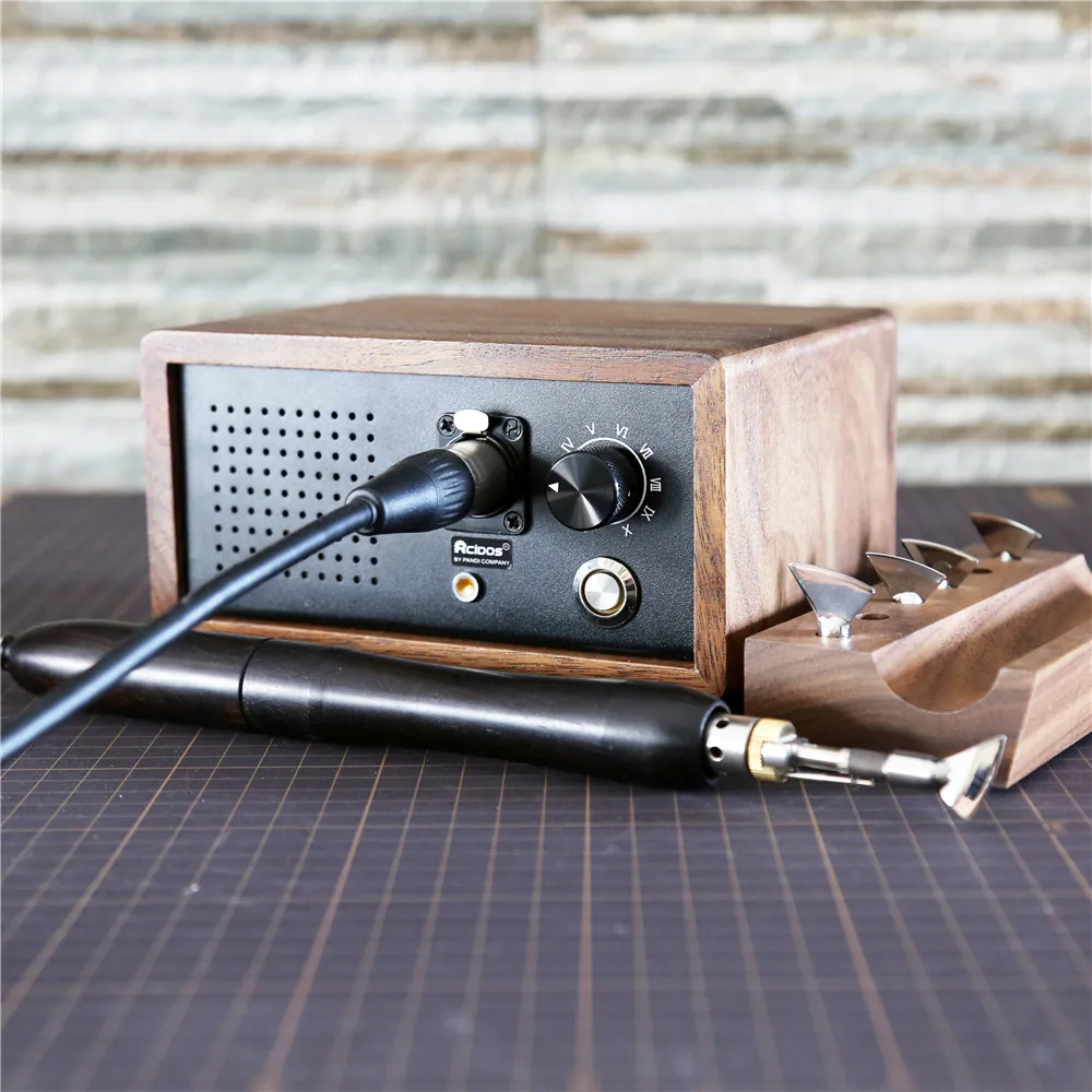 Электрический кожаный резак M3000 RCIDOS ручка и железный наконечник точный контроль