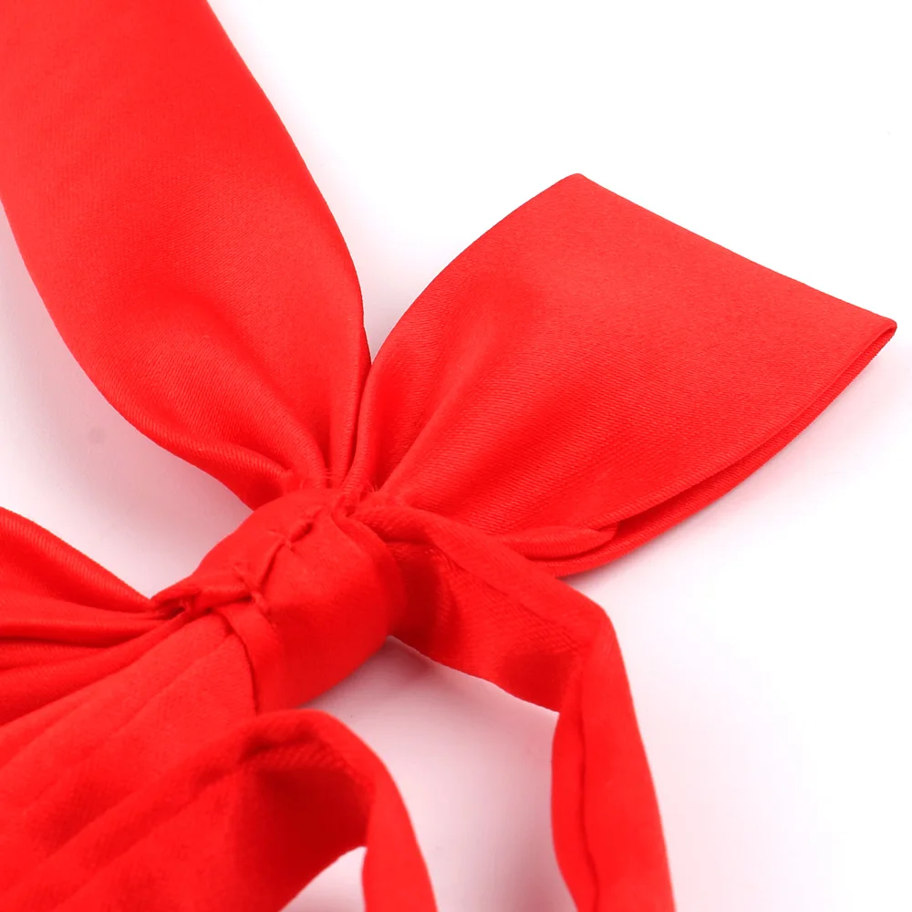New Solid Bow Ties For Women Polyester Cravats Fashion Bowtie for Party Groom Butterfly Adult Black Red Bowties | Аксессуары для