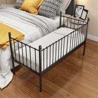 15060cm easy disassembly bed frame%c2%a0durable iron metal bed%c2%a0baby crib single sturdy metal bedstead modern bedroom furniture twin