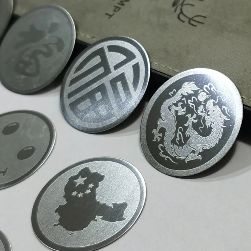 50pcslot 35mm laser pattern metal plate disk iron sheet for magnet mobile phone holder iron plate sticker for car phone holder free global shipping