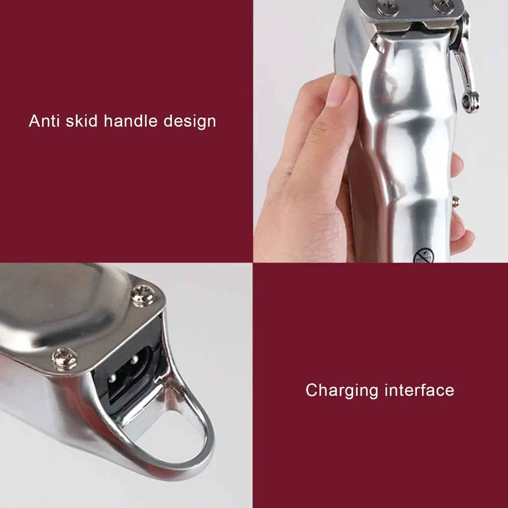 

KM-1996 Oil Hair Clipper Charging And Inserting Dual Purpose Electric Clippers Electric Fader With LCD Display