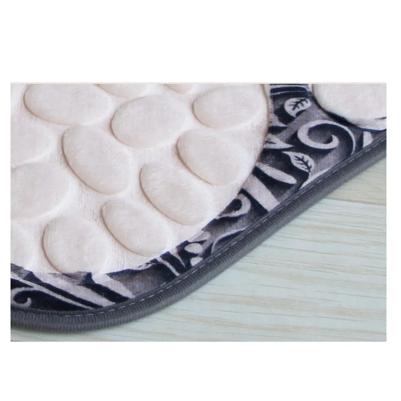 Креативные коврики для ванной Противоскользящие ног туалета 40x60 см кухонные