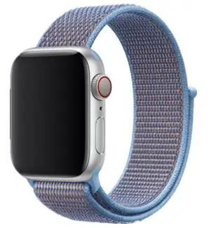 2 Nylon Strap For apple watch 5 4 band 44mm/40mm pulseira apple watch 42mm/38mm iwatch series 5/4/3/2 Colorful connector watchband - Цвет ремешка: 2