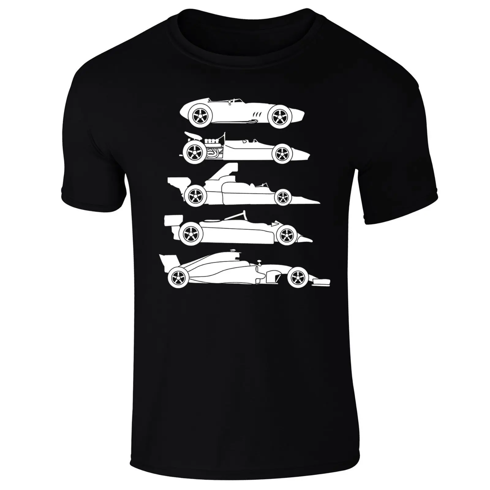 Мужская футболка с принтом Evolution Of The Formula F Car 1 One S XXXL новые футболки Забавные топы