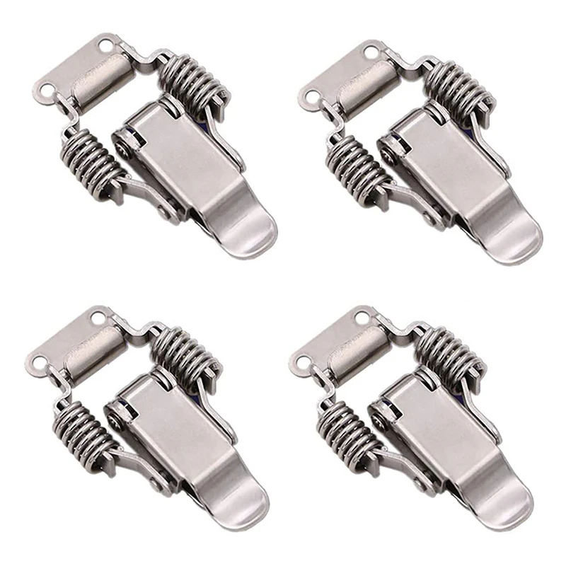 

Лидер продаж, 1 шт., замки для шкафов из нержавеющей стали, подпружиненная защелка, переключатель, железная застежка для раздвижных дверей, о...