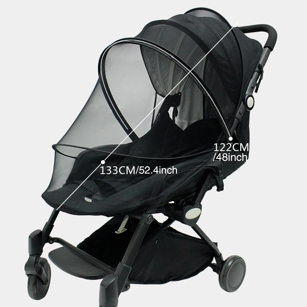 

Travel Buggy Carrycot Bed Fly Cover Bassinet For Pushchair Baby Stroller Pram Net Anti Mosquito Insect Protection Car Seat