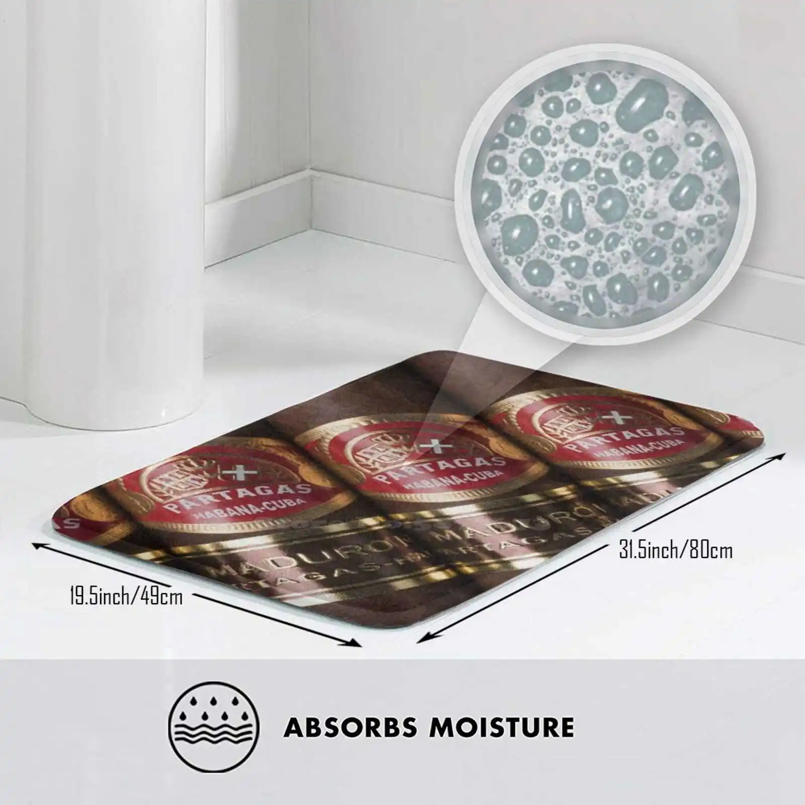 Кубинская хабана Премиум сигары 3D товары для дома коврик ног Opus X Rocky Patel Красивая