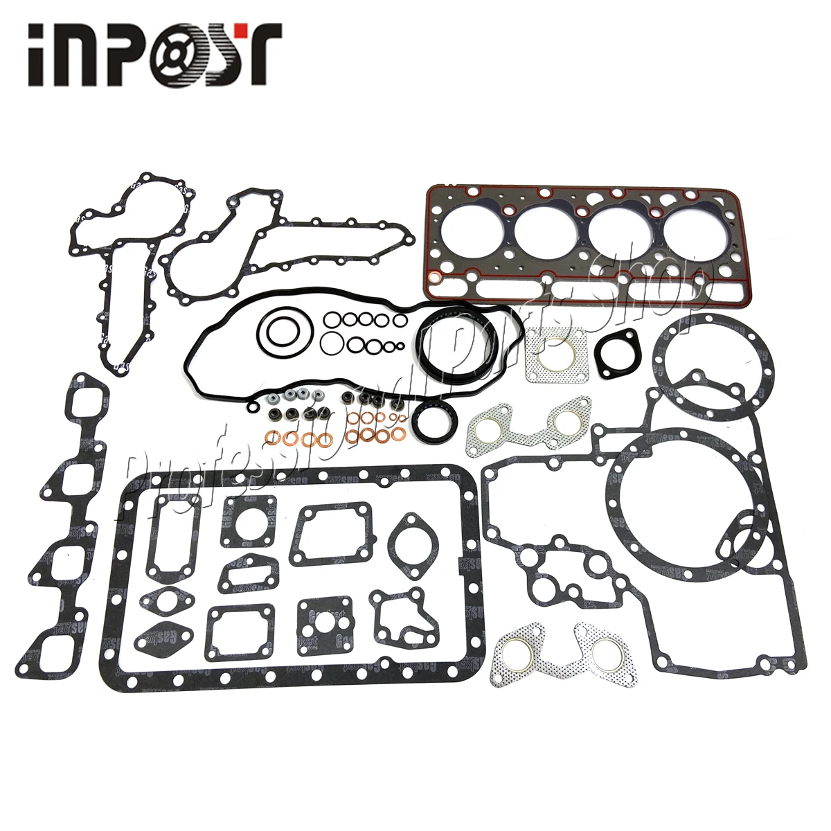 

Для Kubota V1903 полный капитальный Комплект прокладок верхний нижний комплект двигателя Bobcat ремонт