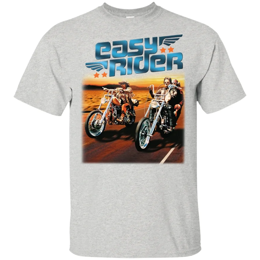 Новая звезда 2019 Питер фонда беспечный ездок 1969 Райдер Мужская футболка черный