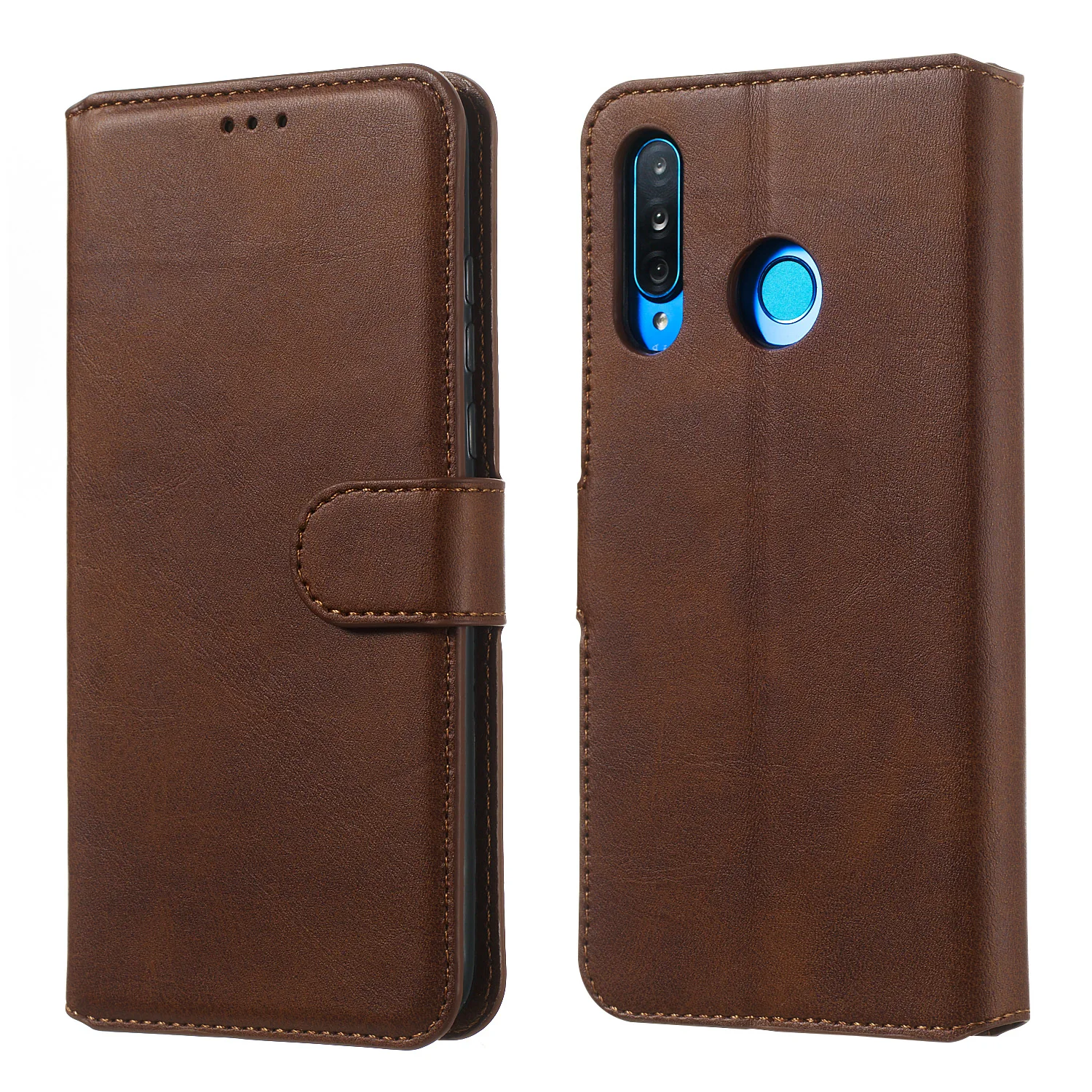Кожаный чехол книжка для Huawei P40 P30 Honor 8A 8S 10i 10 Lite 9X 7C 20 7A Pro Y7 Y5 Y6 Y9 Prime P Smart Plus Z