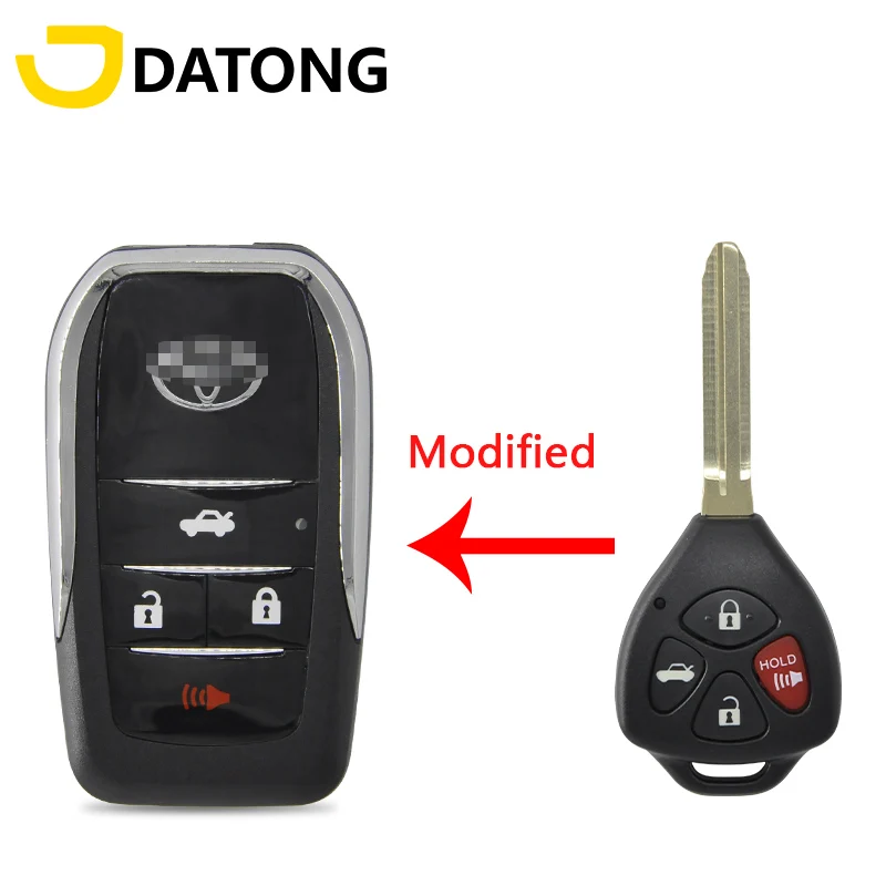 Datong Wolrd Чехол для автомобильного ключа Toyota Corolla Camry RAV4 Avlon Crown Reiz Yaris Prado замена