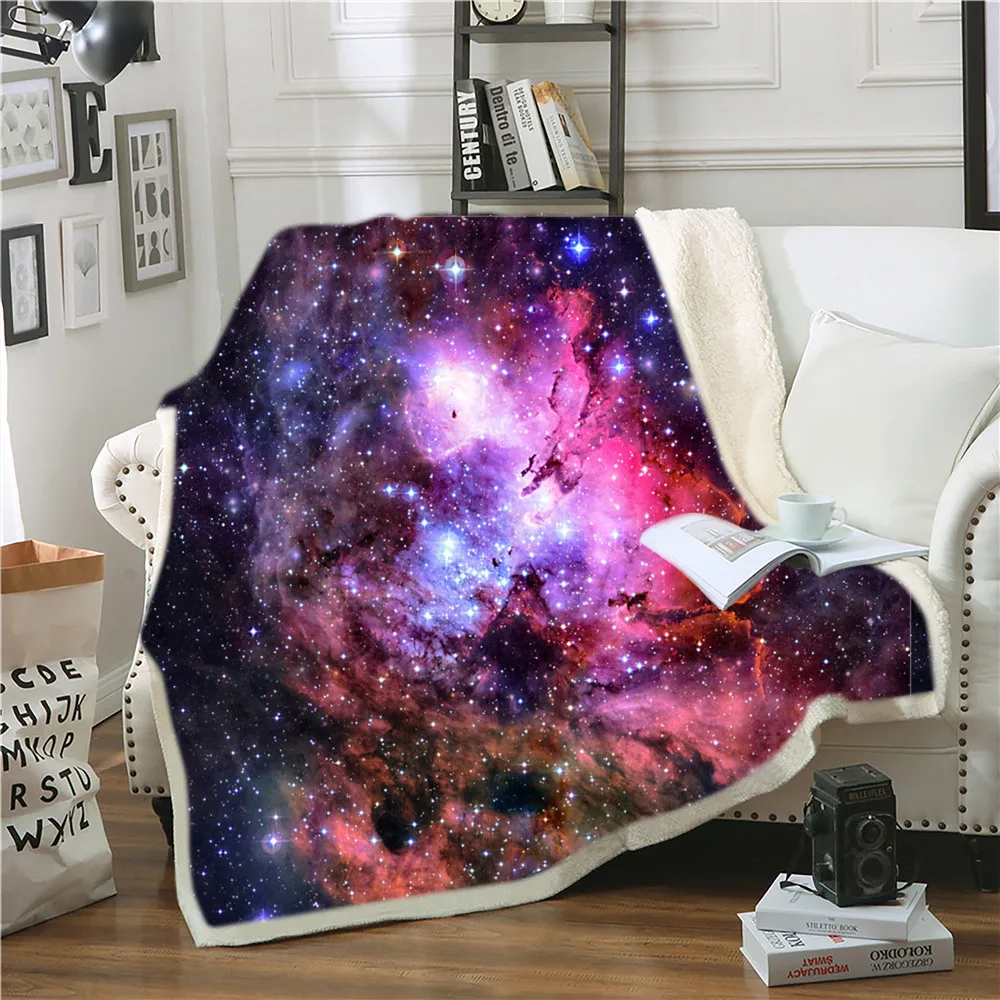 Miglior Piano Di Salute Di JoJoesArt Coperta Da Letto Planet Sherpa Coperta Galassia Nebulosa Morbidi Copriletti In Peluche Spazio Esterno Coperta Personalizzata