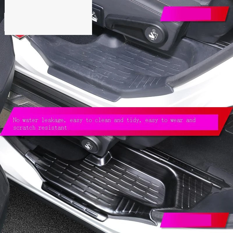 

Para Auto Accesorios Coche Sticker Decoration Car Accessories Exterior Door Welcome Pedal 2018 2019 FOR Toyota Highlander