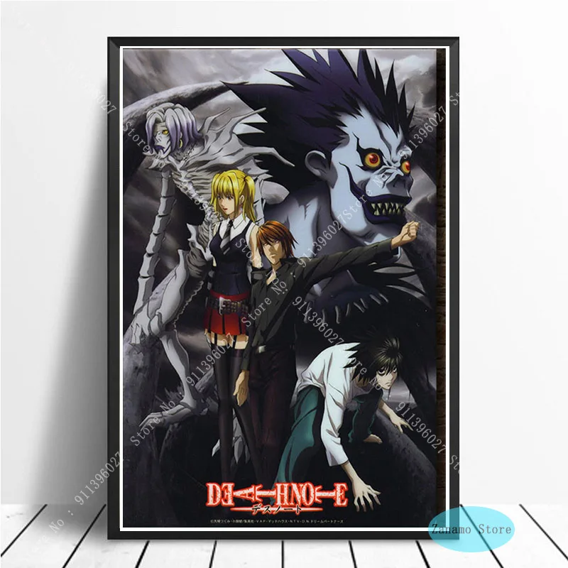 ZT1140 японское аниме Death Note Классический комикс мотивированный плакат HD принты