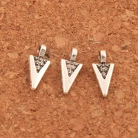 little triangular arrow charm beads 9 9x4 6mm 210pcs zinc alloy pendants jewelry diy l462