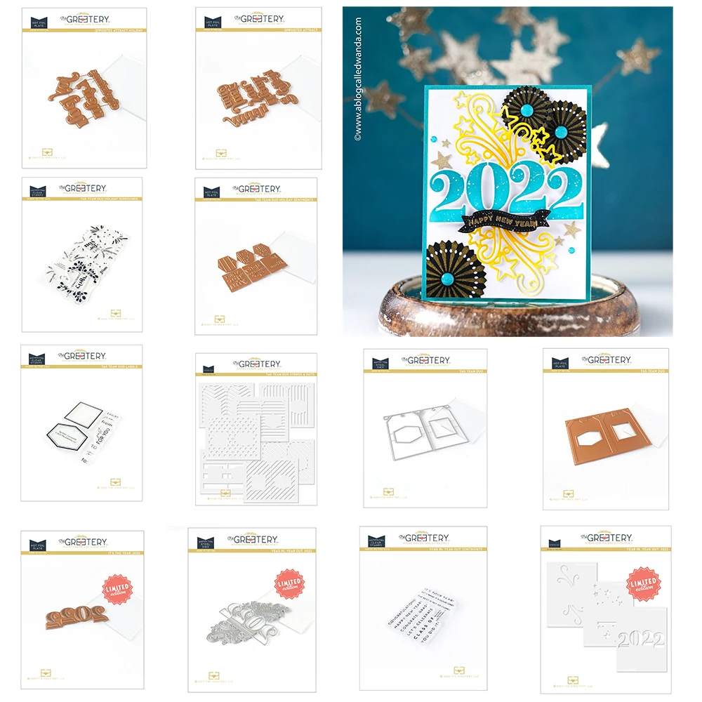 

Opposites Attract Holiday Hot Foil Tag Team Duo Metal Cutting Dies Stamps Stencil Hot Foil Scrapbook Diary Diy Embossing