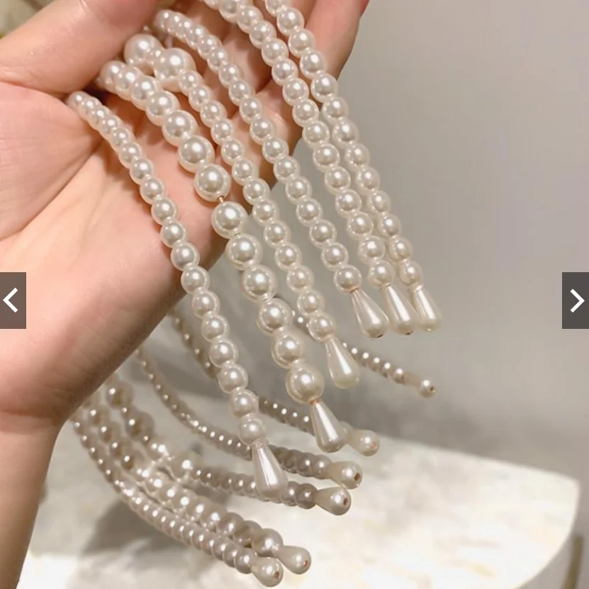 

Imitation Pearl Hair Scrunchies for Women Scrunchie Hair Rubber Bands Elastic Hair Ties Accessories Ponytail Holder