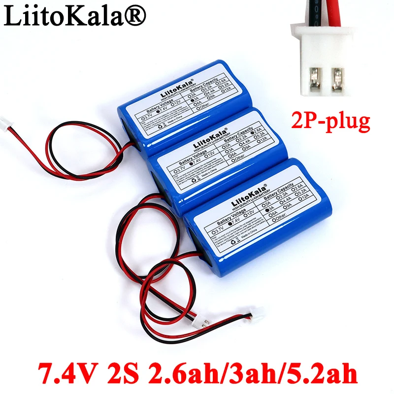 Комплект литиевых аккумуляторов 7 4 18650 в 2S 8 Ач 3 6 9 рыболовная светодиодная Bluetooth