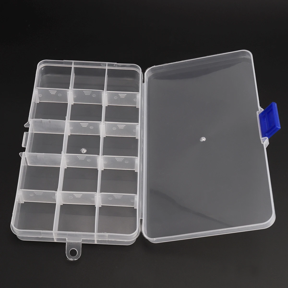3 шт. прозрачная пластиковая коробка для ювелирных изделий с крышкой|Коробки и