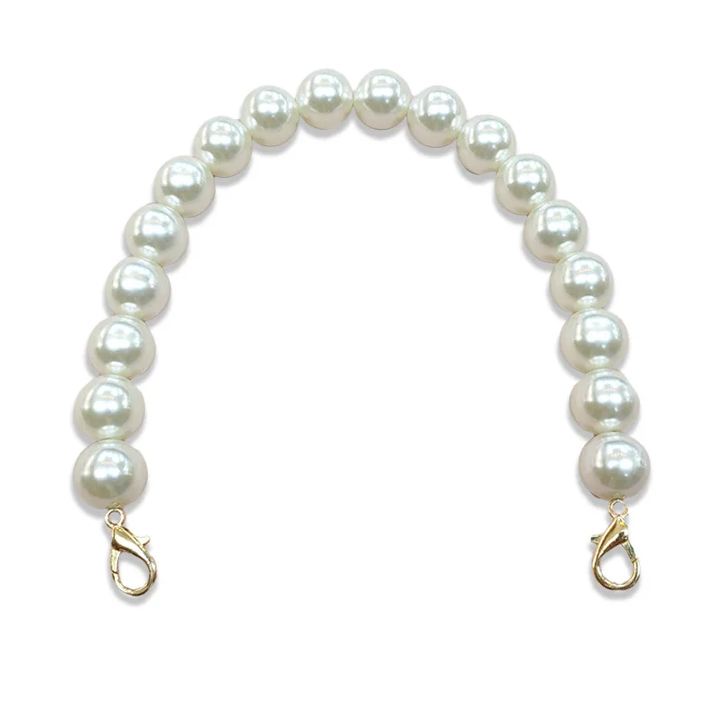 

1 Pcs Sweet Imitate Pearl Bag Strap Belt Handles Chain Women Bag Handbag Strap Replacement Pearl portable chain Bag Accessories