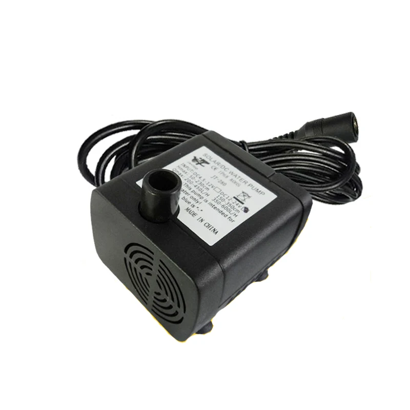 12V микро DC Бесщеточный насос Солнечный погружной с Высокой Головкой бесшумный DIY