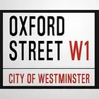 Оксфорд Лондон Винтаж Великобритания пользовательский Алюминиевый металлический знак