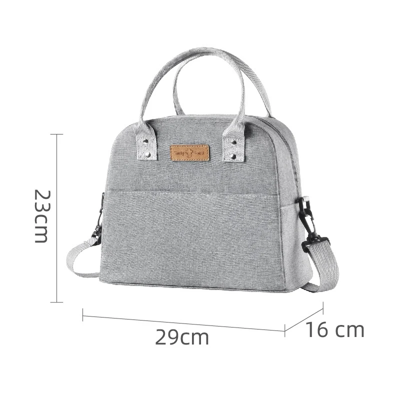 

Portable Cooler Lunch Box Insulated Canvas Picnic Bag Outdoor Ice Bag Portable Meal Handbag Oxford Cloth Food Picnic Lunch Bags