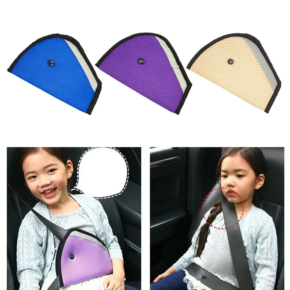 Child Seat Belt Adjustment Holder Car Anti-Neck Neck Baby Shoulder Cover Seat Belt Positioner Child Seatbelt for Kids Safety