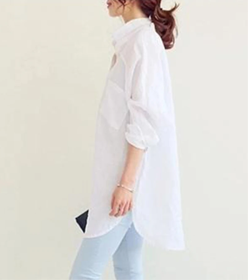 Кимоно 2019 осень женская летняя Свободная блуза рубашки рубашка с длинным рукавом