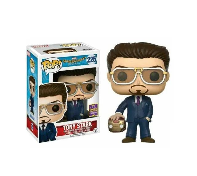 FUNKO POP Marvel Человек паук Железный человек Тони Старк Коллекционная модель фильма