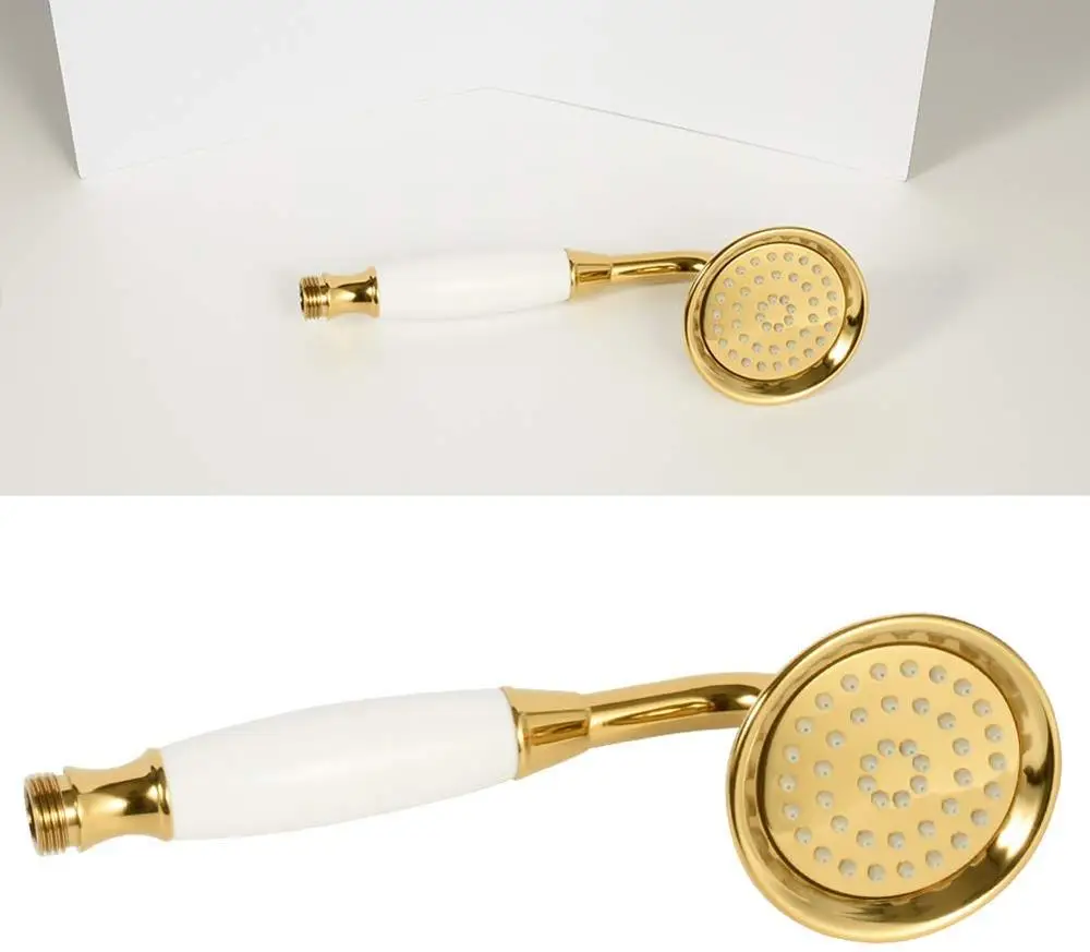 Винтажный ручной опрыскиватель для душа и дождя в форме телефона латунная