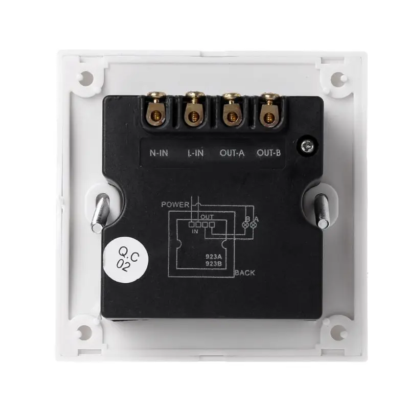 

Wireless Digital 2 - channel White Light Lamp Remote Control Switch Power