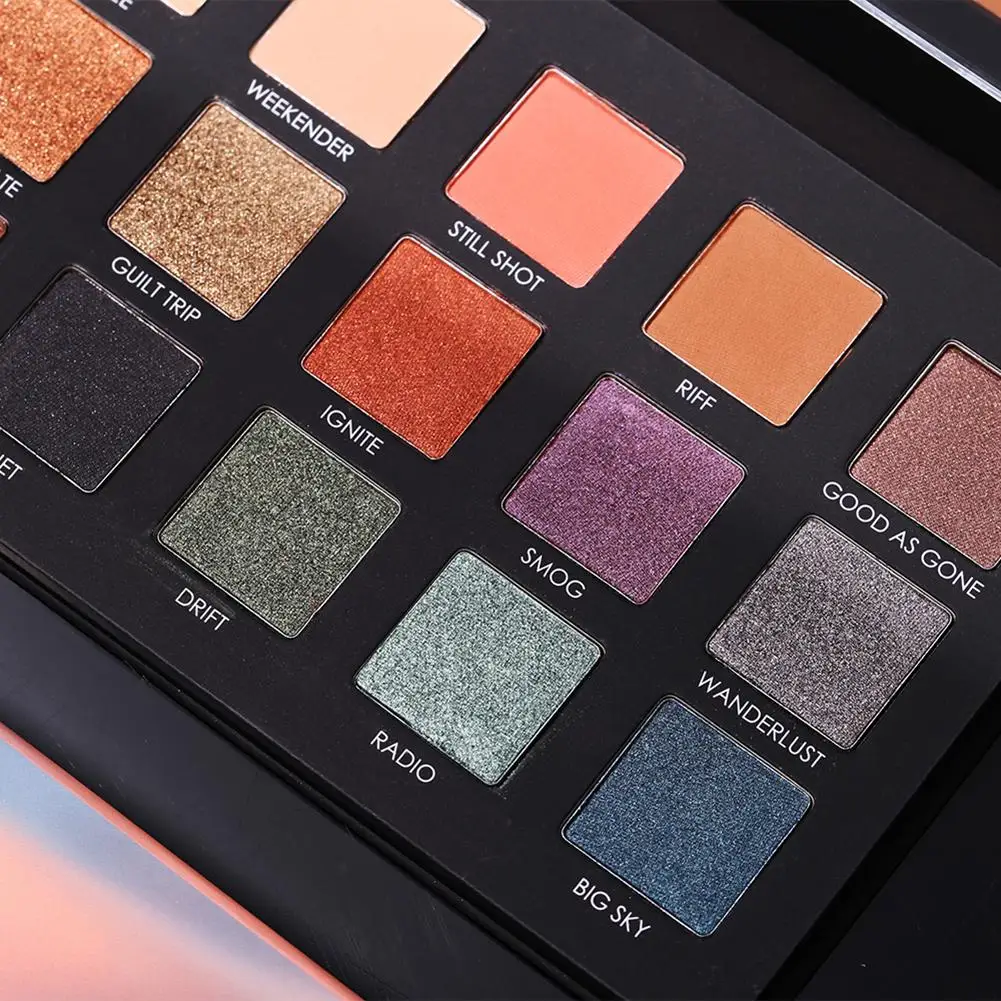 Тени Beauty MISS ROSE нюдовые водостойкие для макияжа глаз профессиональные Сияющие