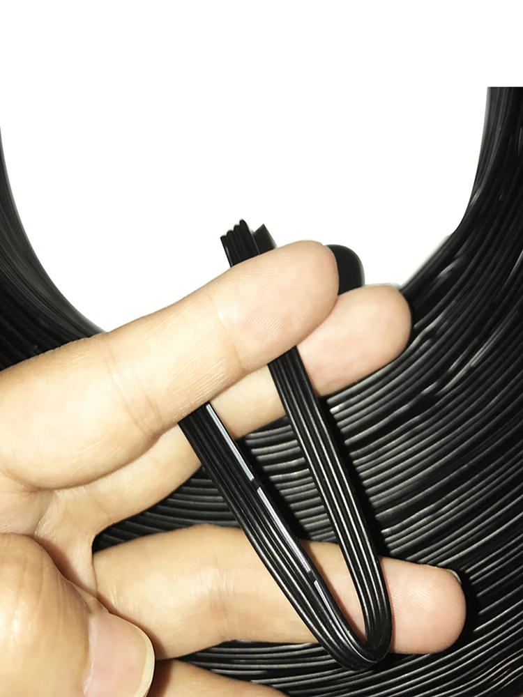 10m Ultra-soft Test lead 2P 4P 5P 6Pin 0.2mm2 Multi-core High Temperature Parallel Wire Special connection cable for LED lamps |