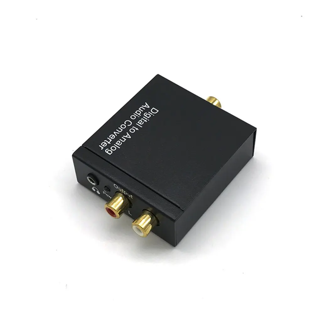 Digital Optical Coaxial Toslink Signal to Analog Audio Converter Adapter RCA To EU US usb | Электроника