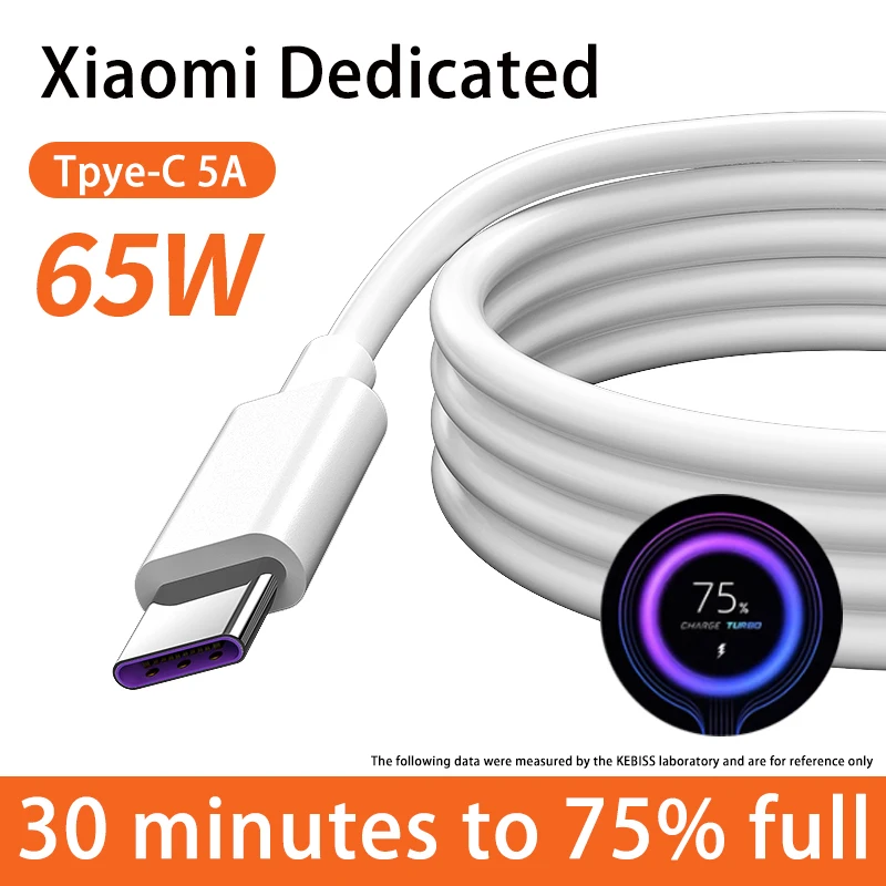 2 шт. 5A USB Type C кабель для быстрой зарядки Xiaomi Mi 10 Ultra Redmi мобильный телефон внешний