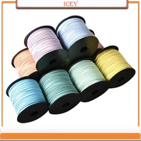 100yardroll 2 9mm faux suede cord velvet rope leather cords lace for clothes shoes jewelry making diy beading cords bracelets