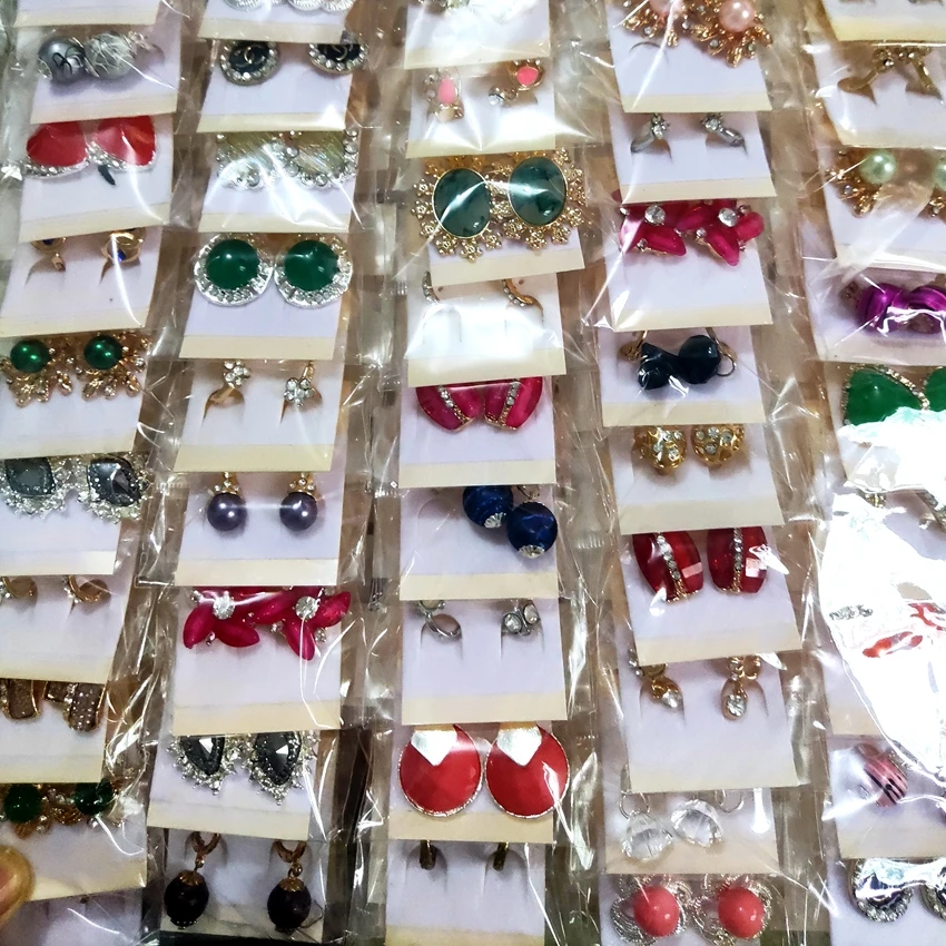 24 пары в ассортименте красивые женские серьги Винтажные серьги-кольца для