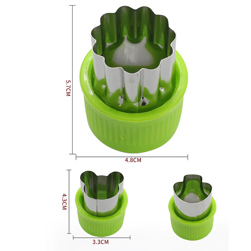 9 шт./компл. овощи прессформа для резки фруктов любовь сердце звезды Кролик Мышь в