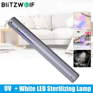Blitzwolf bw-fun9 uv sterilamp handheld night light household white led sterilization lamp disinfection led lighting lamp 1 Item image