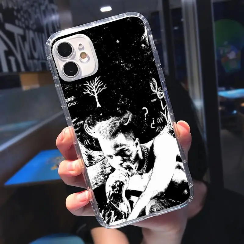 

XXXTentacion Phone Case Transparent soft For iphone 5 5s 5c se 6 6s 7 8 11 12 plus mini x xs xr pro max
